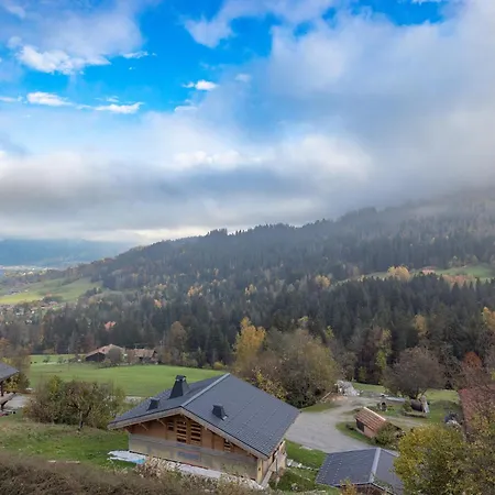 Chalet Face Au Mont Blanc, Plein Sud Cordon